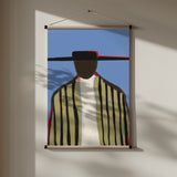 Bold Hat and Stripes New Mexico Style Poster och Canvastavla