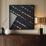 Wall of Windows Poster och Canvastavla