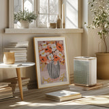 Pastelflowerimpressionno10 Poster och Canvastavla