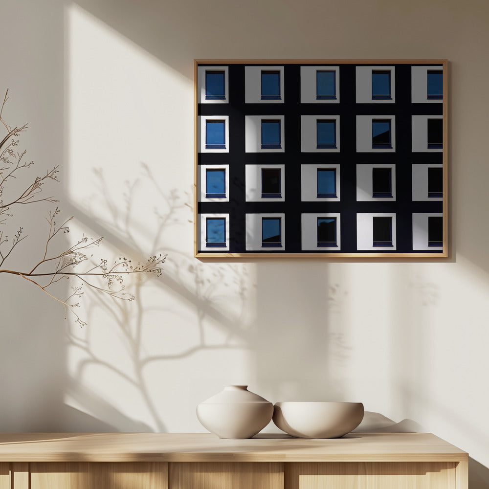 Black and Blue Poster och Canvastavla