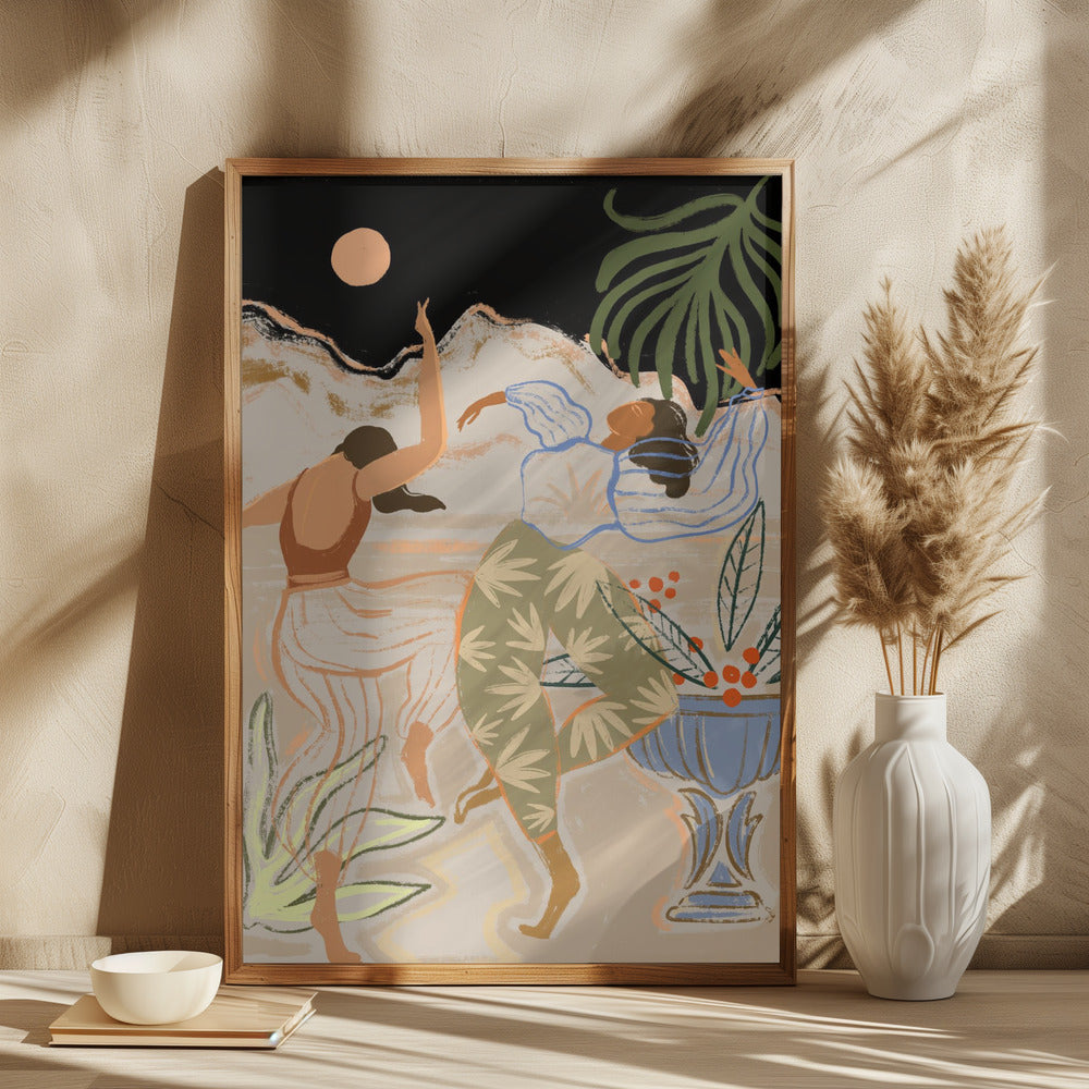 Moonlightdance Poster och Canvastavla