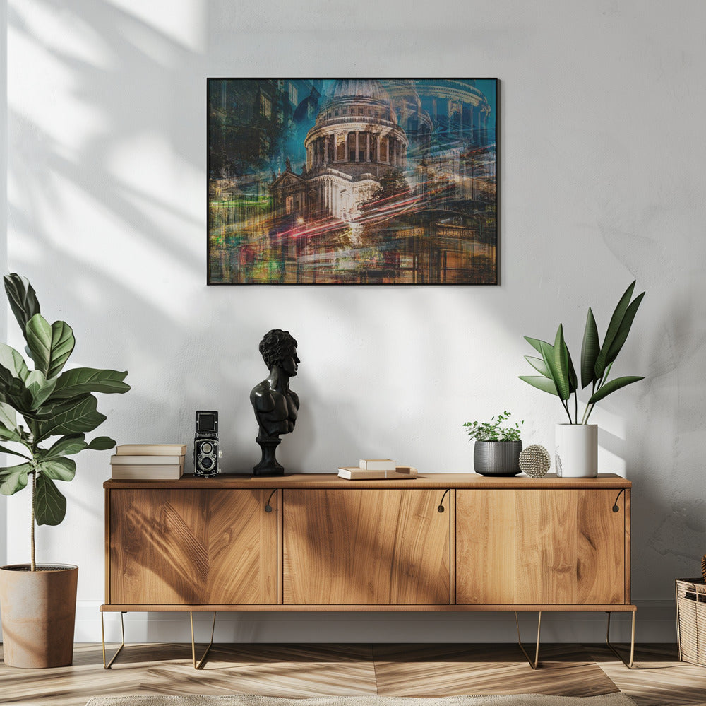 Night at St. Pauls Poster och Canvastavla