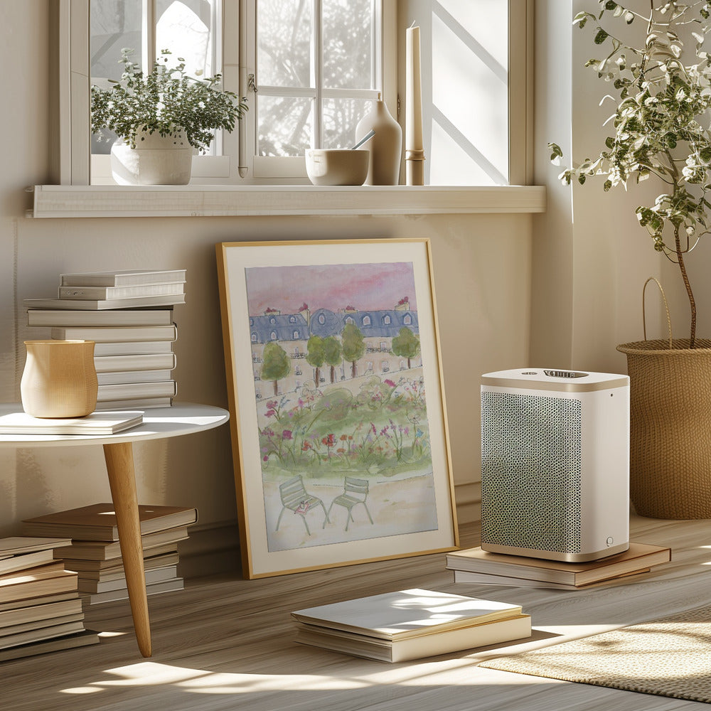 Parisian Garden 70x100 Poster och Canvastavla