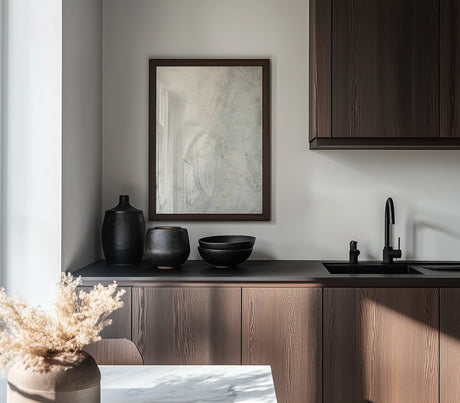 Beige Texture V Poster och Canvastavla