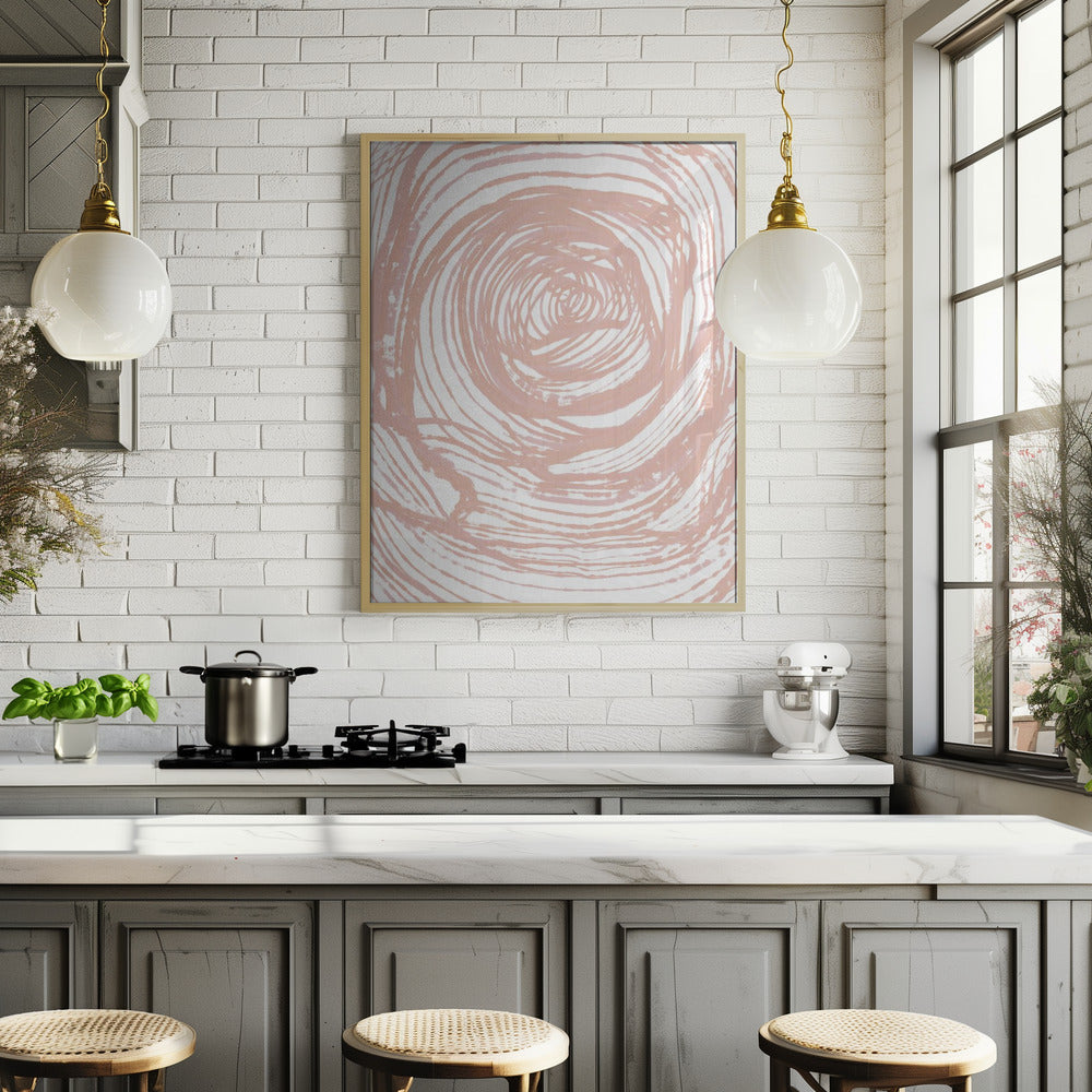 Pink Well Poster och Canvastavla