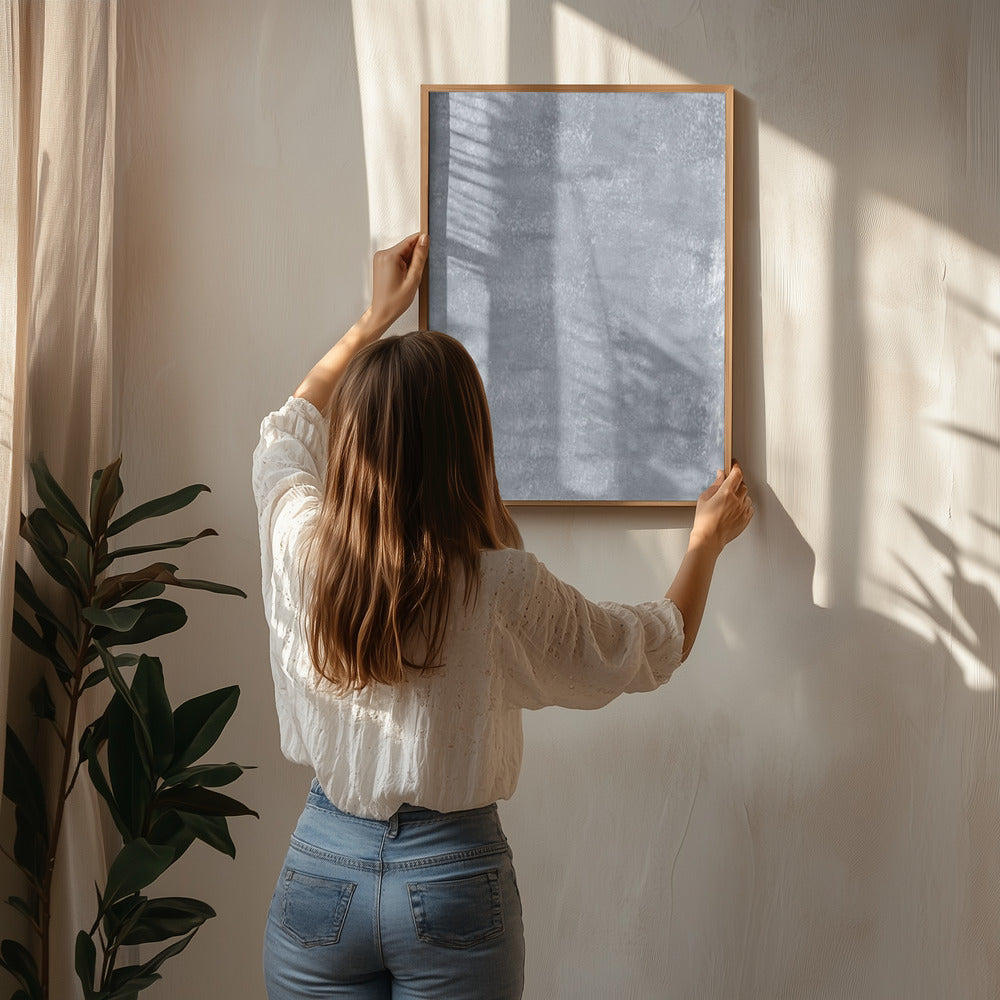 Grey patterns Poster och Canvastavla