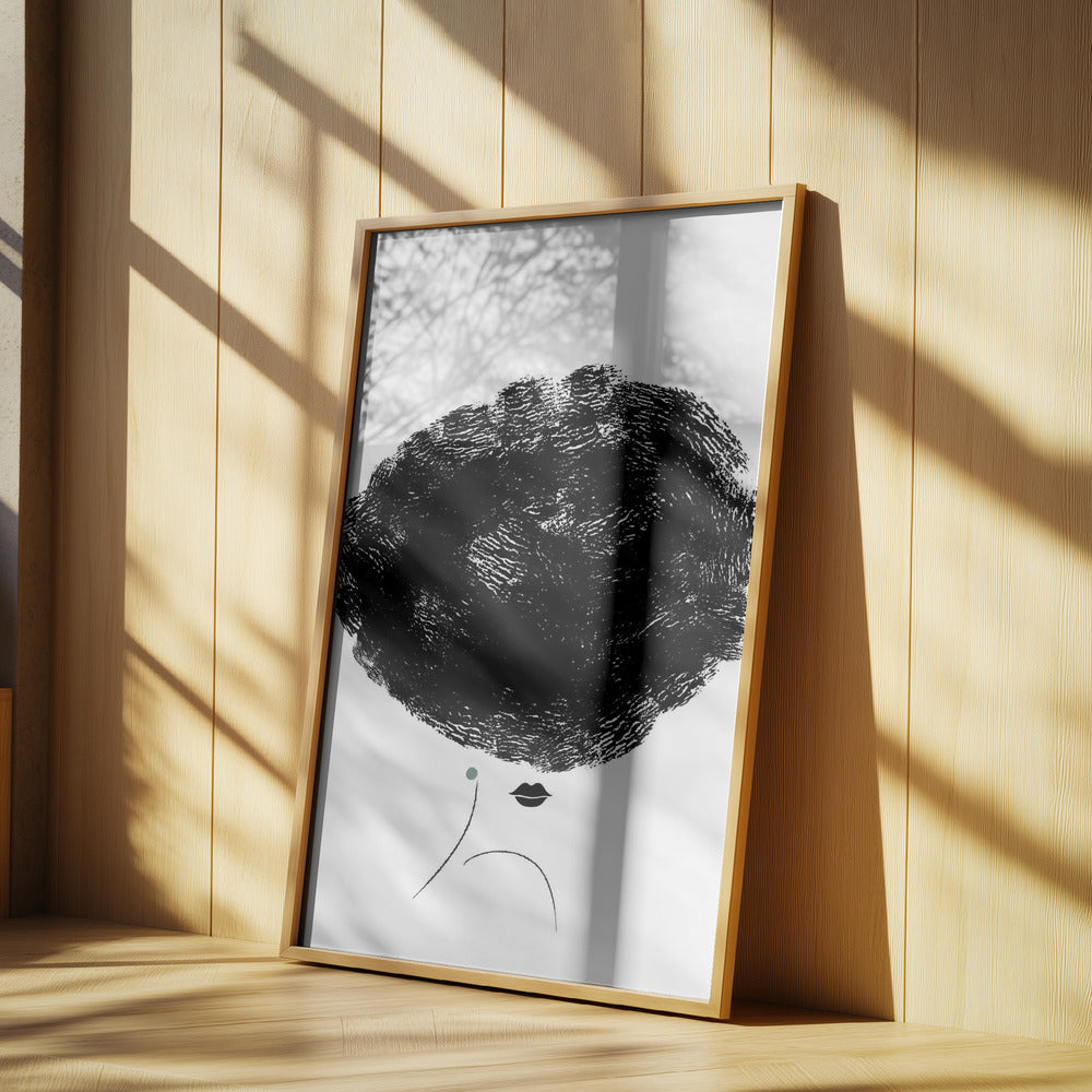 Ballerina Hair Poster och Canvastavla