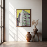 Bauhaus Dessau architecture in vintage magazine style Poster och Canvastavla