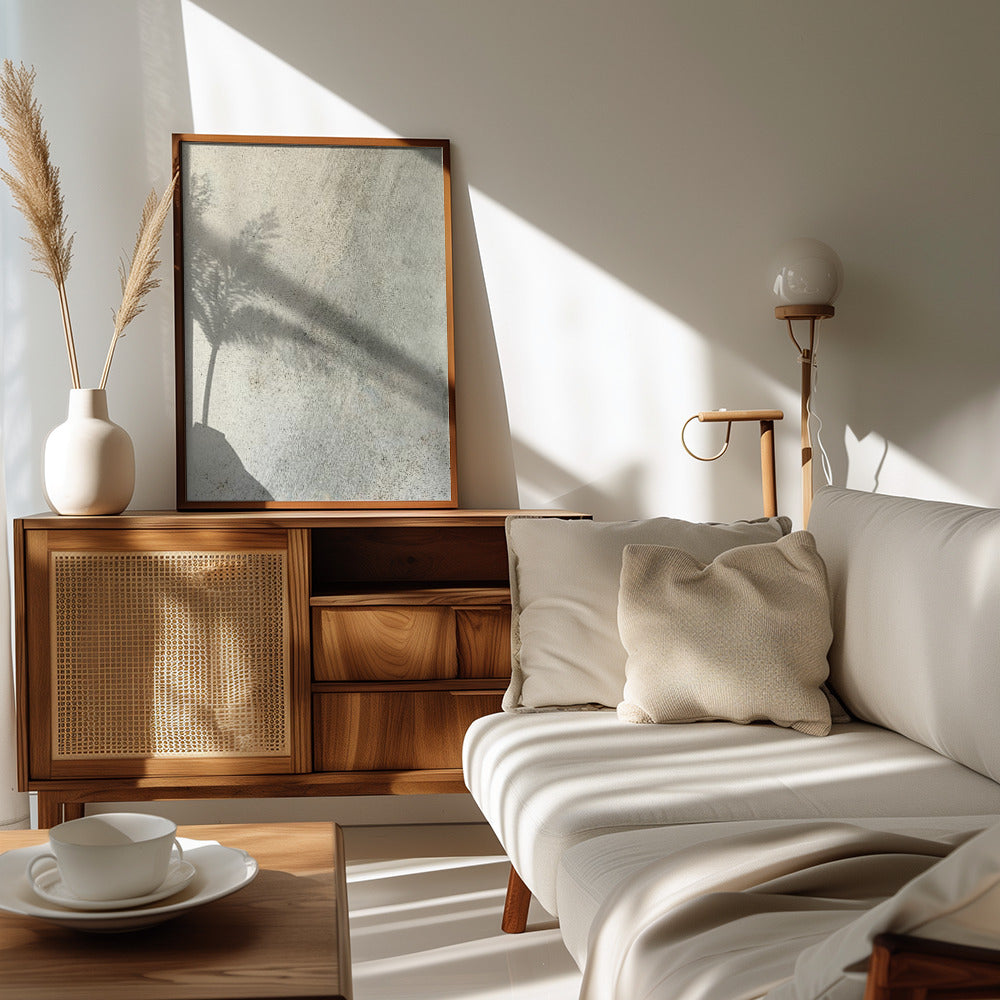 Beige Texture V Poster och Canvastavla