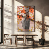 Pastelflowerimpressionno10 Poster och Canvastavla