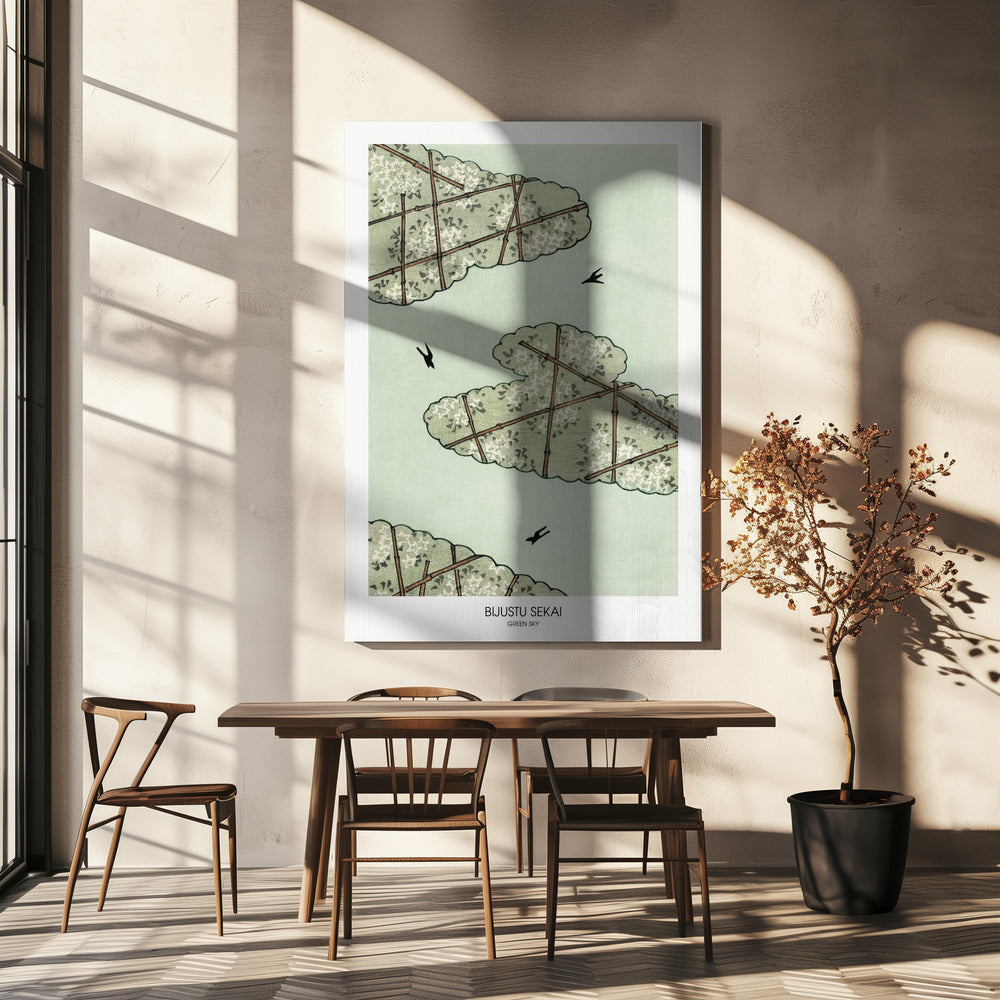 Green Sky Poster och Canvastavla