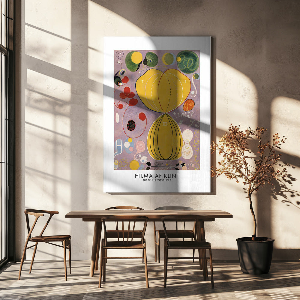 The Ten Largest No.7 Poster Poster och Canvastavla