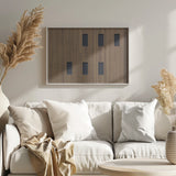 The brown wall Poster och Canvastavla