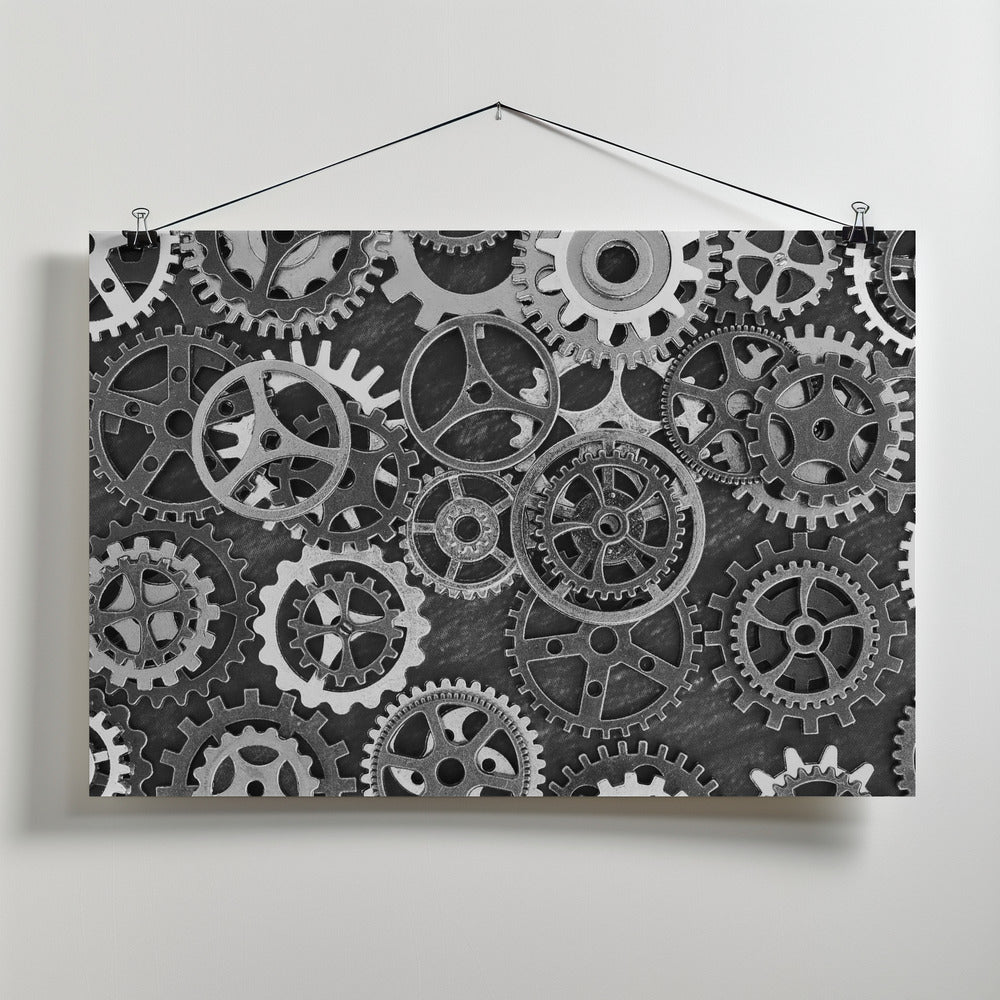 just a cog in the wheel Poster och Canvastavla