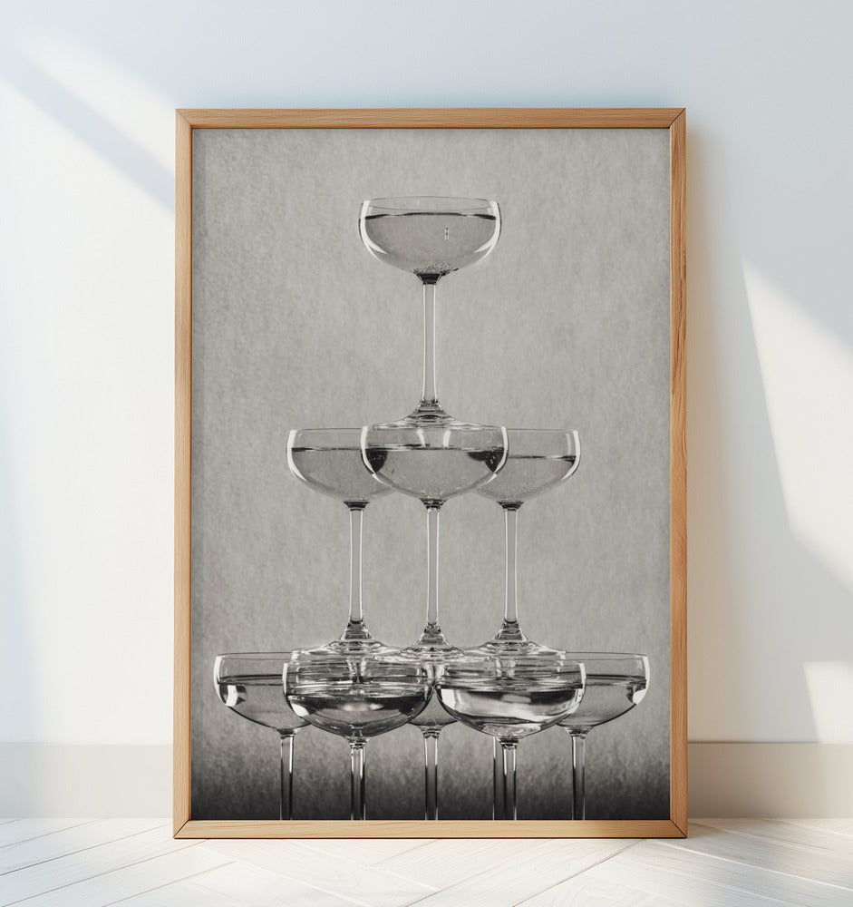Champagne tower_9 Poster och Canvastavla