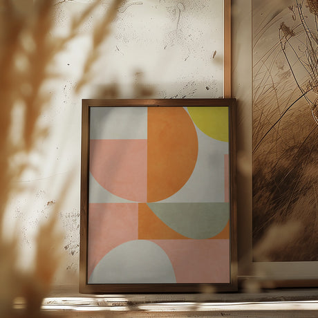 Summer Circles22 3 V Poster och Canvastavla