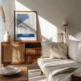 Tres Chic Bleu Poster och Canvastavla