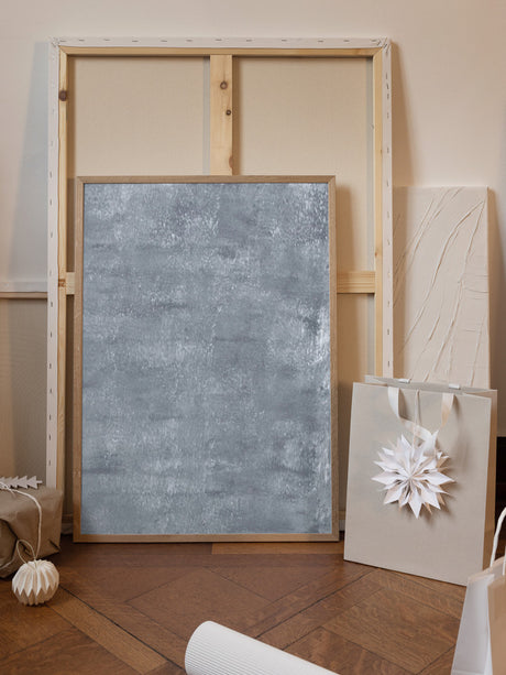 Grey patterns Poster och Canvastavla