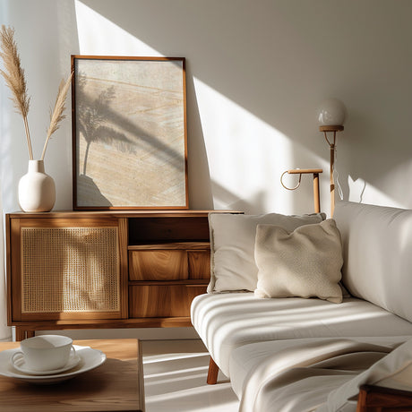 Abstract desert structure mural Poster och Canvastavla