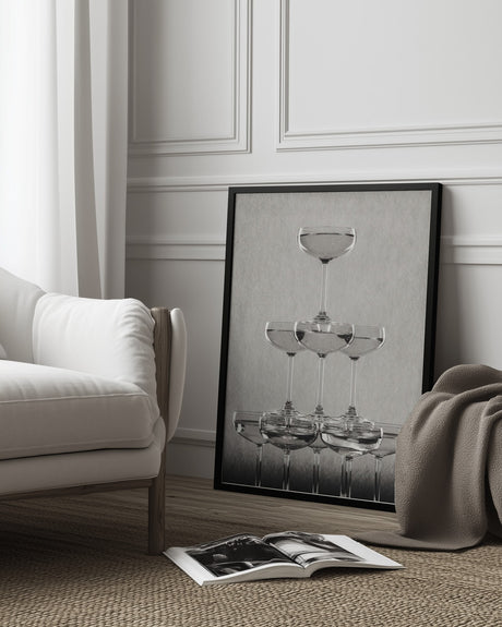 Champagne tower_9 Poster och Canvastavla