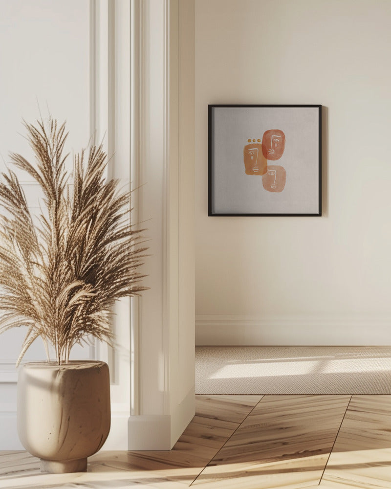 3heads Poster och Canvastavla