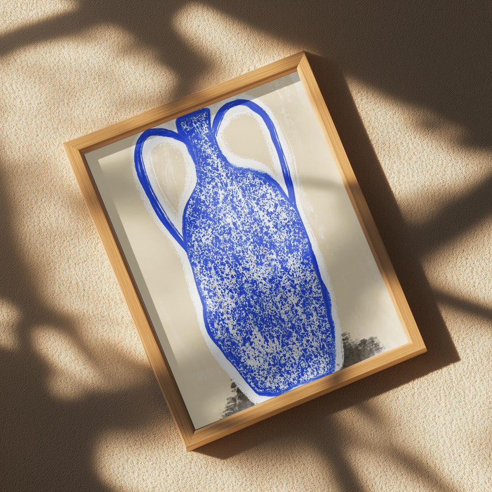 Big Blue Vase Poster och Canvastavla