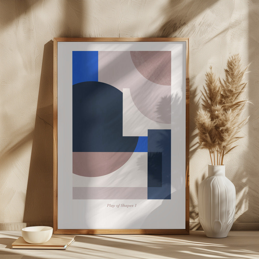 Play of Shapes 1 Poster och Canvastavla