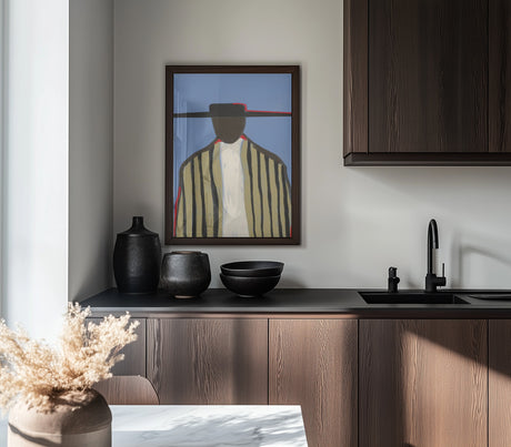 Bold Hat and Stripes New Mexico Style Poster och Canvastavla