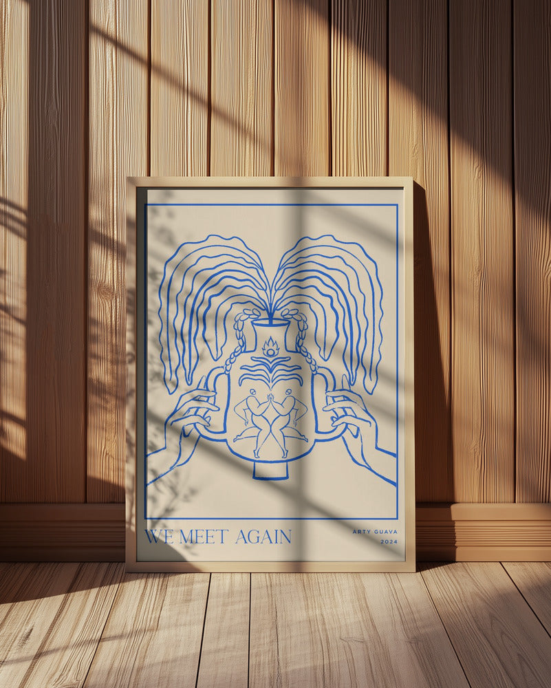 Vessel Collection : We Meet Again (LineArt) Poster och Canvastavla
