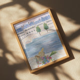 Picnic At the Seine 70x100 Poster och Canvastavla