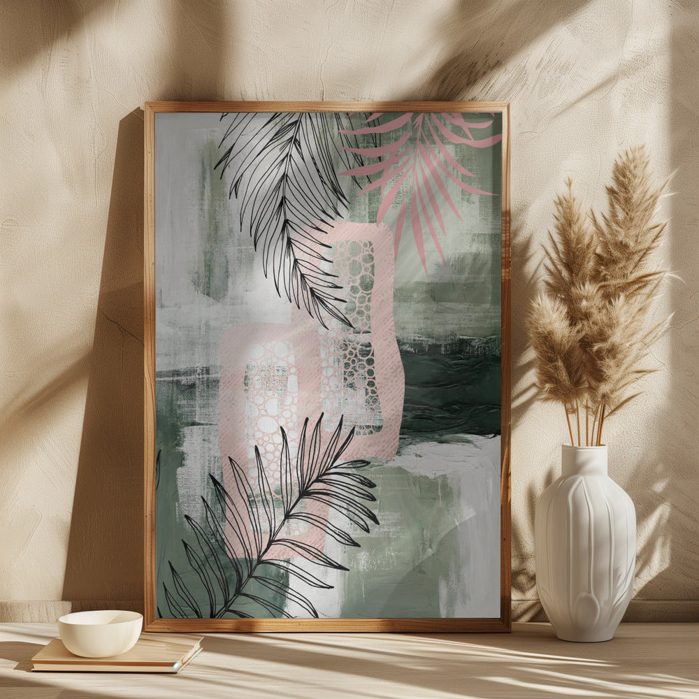 Verdant Blush 3 Poster och Canvastavla