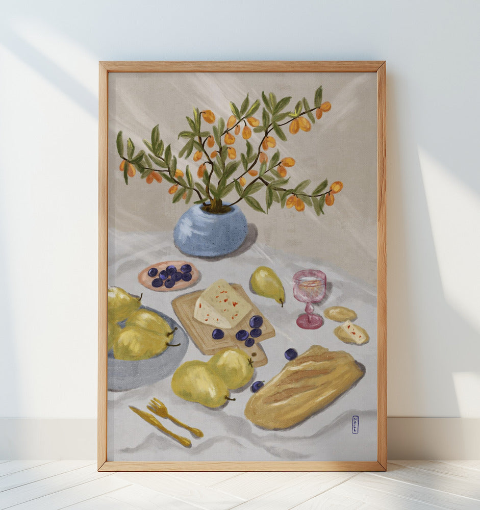 Gin and Tonic In the Afternoon Sun Illustration Poster och Canvastavla