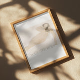 Study of a Nude (lying On Side) Poster och Canvastavla