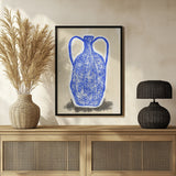 Big Blue Vase Poster och Canvastavla