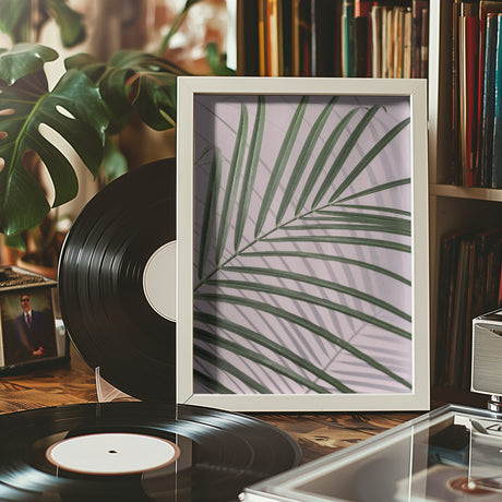 Palm Leaf Shadow Poster och Canvastavla