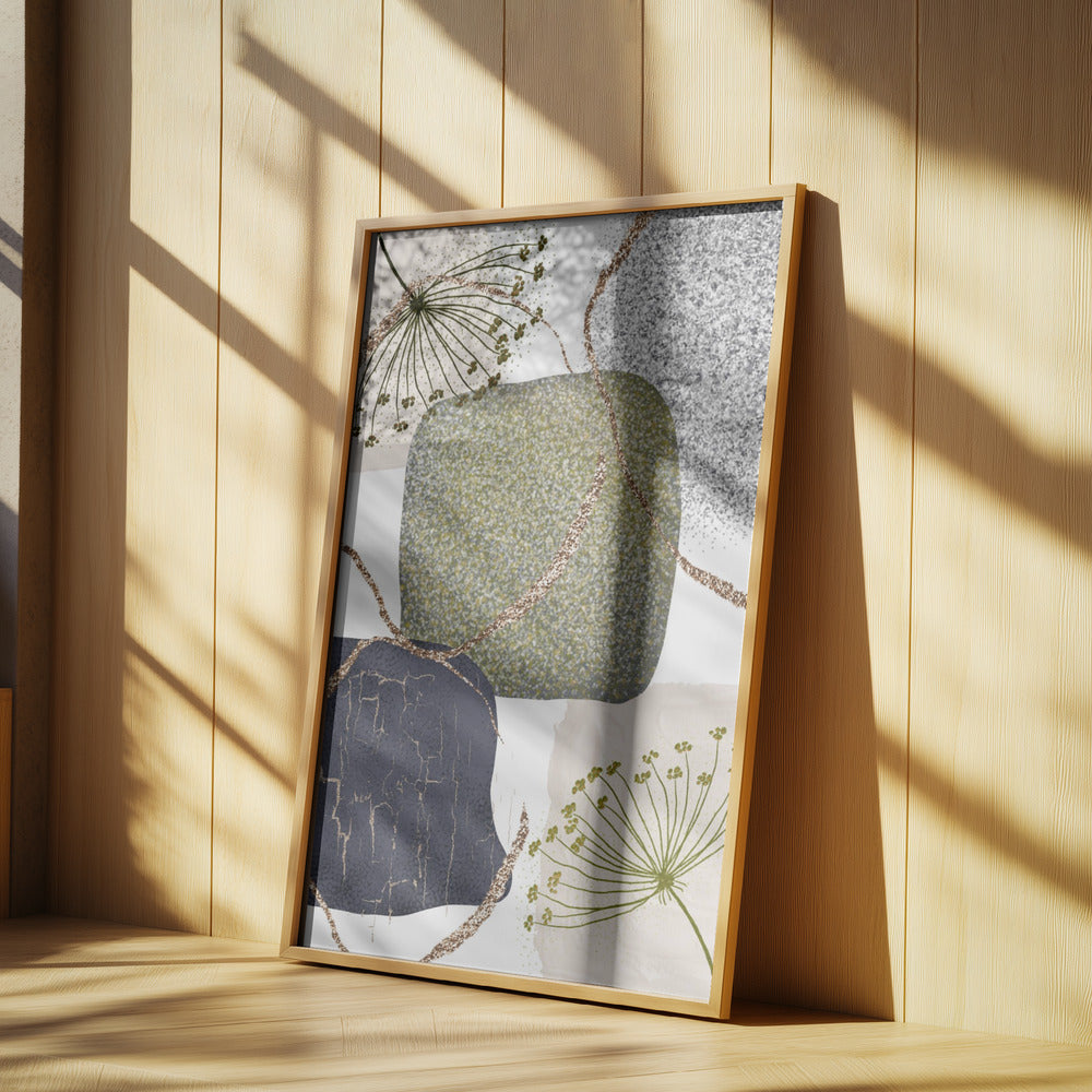 Green-Grey-2 Poster och Canvastavla