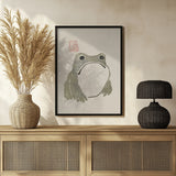 Grumpy Frog I Poster och Canvastavla