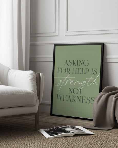 Asking Help Poster och Canvastavla