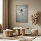 Single White Poster och Canvastavla
