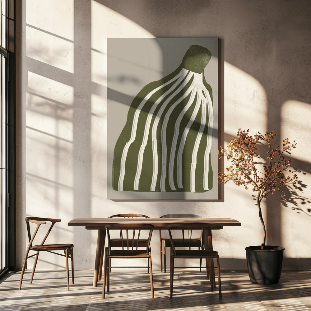 Modern Flower Poster och Canvastavla