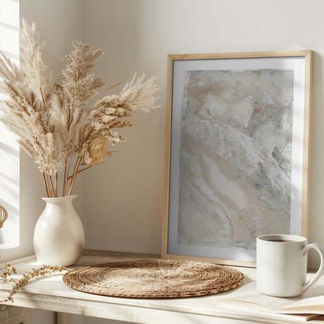 Textured Tides 3 Poster och Canvastavla