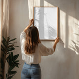 White patterns Poster och Canvastavla