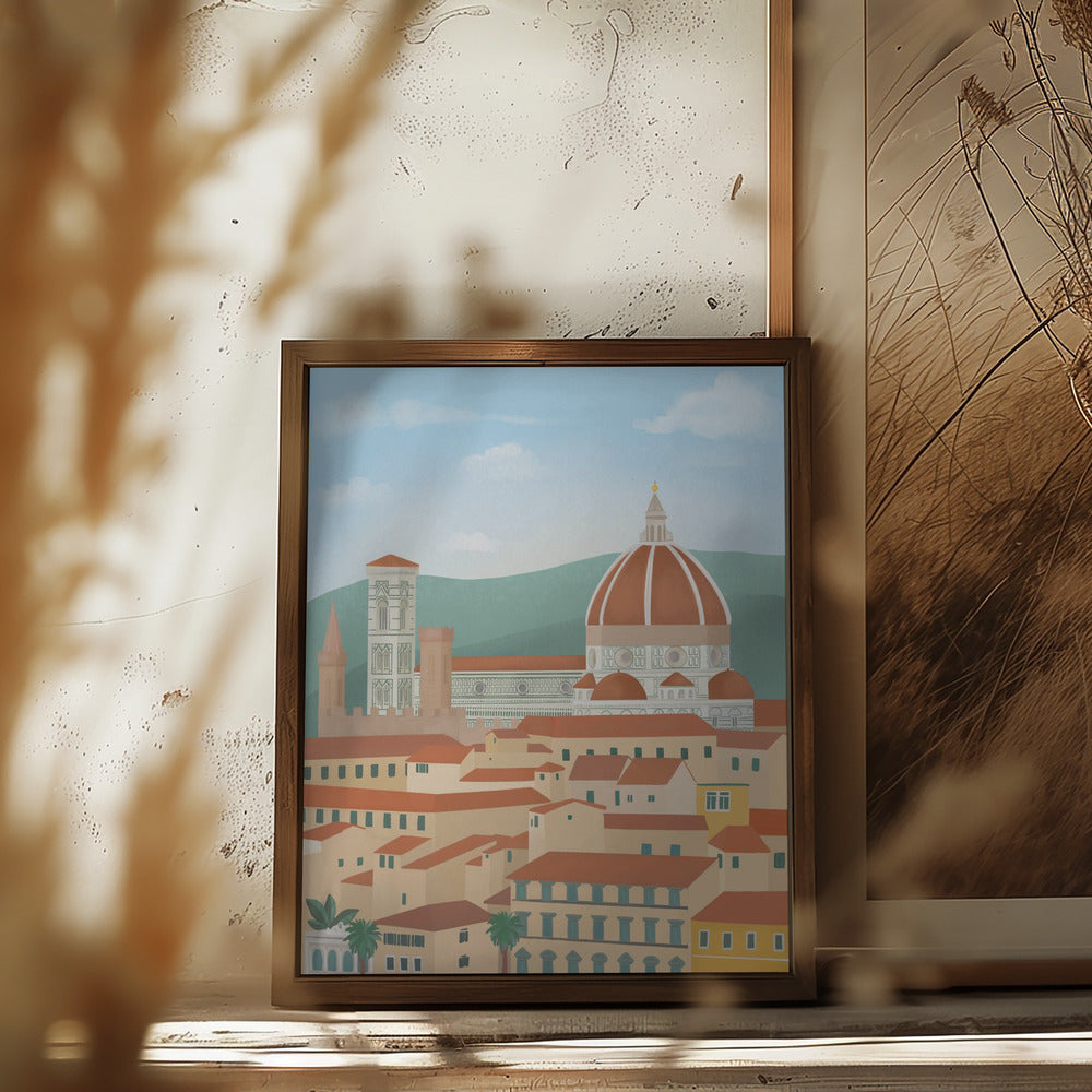 Florence Poster och Canvastavla
