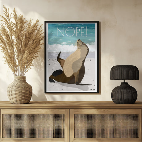 Nope! Poster och Canvastavla