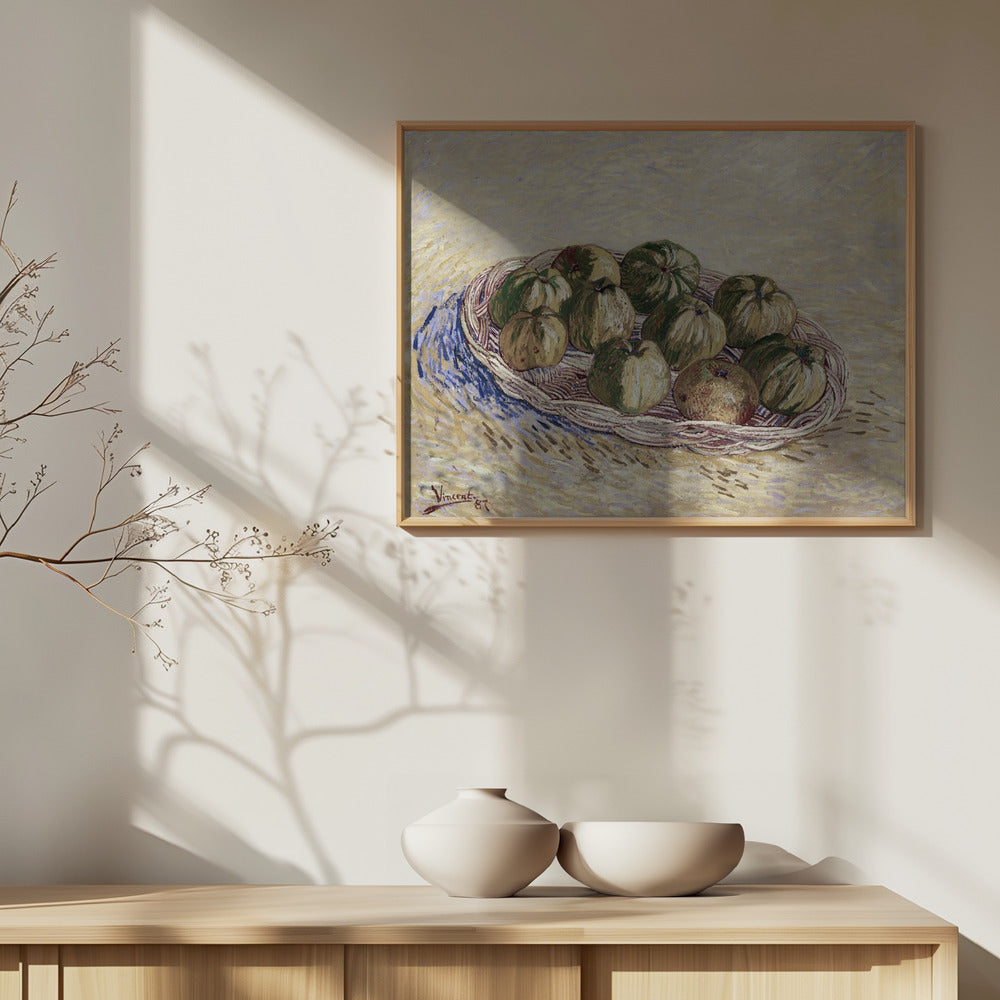 Basket of Apples (1887) Poster och Canvastavla