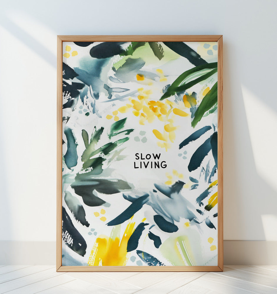 Slowlivingno2 Poster och Canvastavla