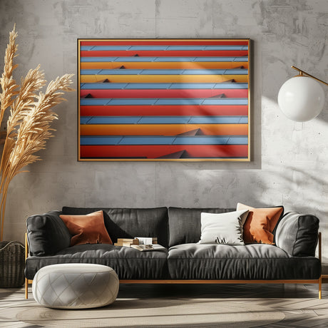 Colour Stripes Poster och Canvastavla