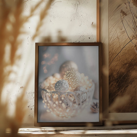 Silver Bowl Still life Poster och Canvastavla
