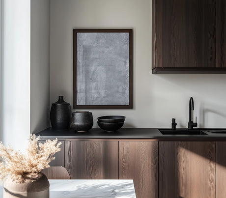 Grey patterns Poster och Canvastavla