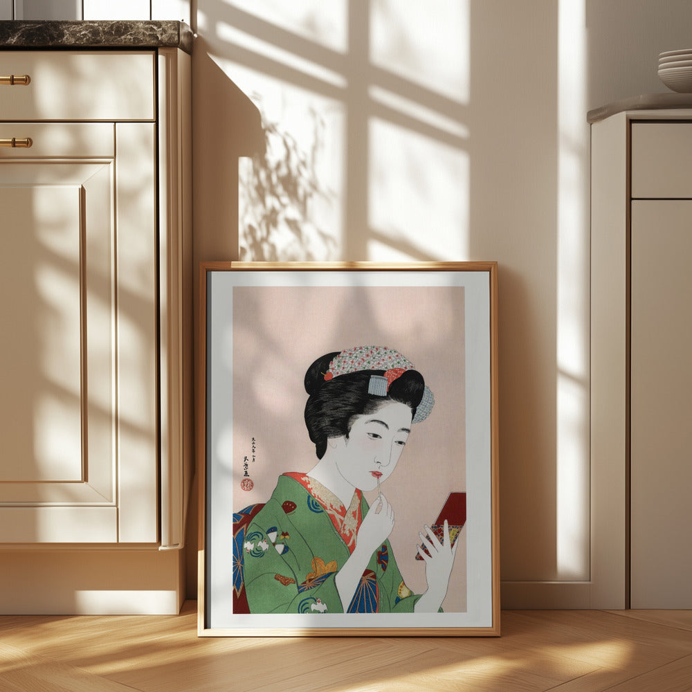 Woman Applying Rouge (1920) Poster och Canvastavla